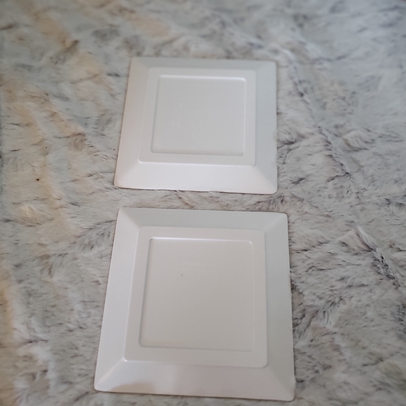 Amscan Melamine Halloween Orange Black Skull Bones Snack Tray Set Of 2 - Picture 5 of 5